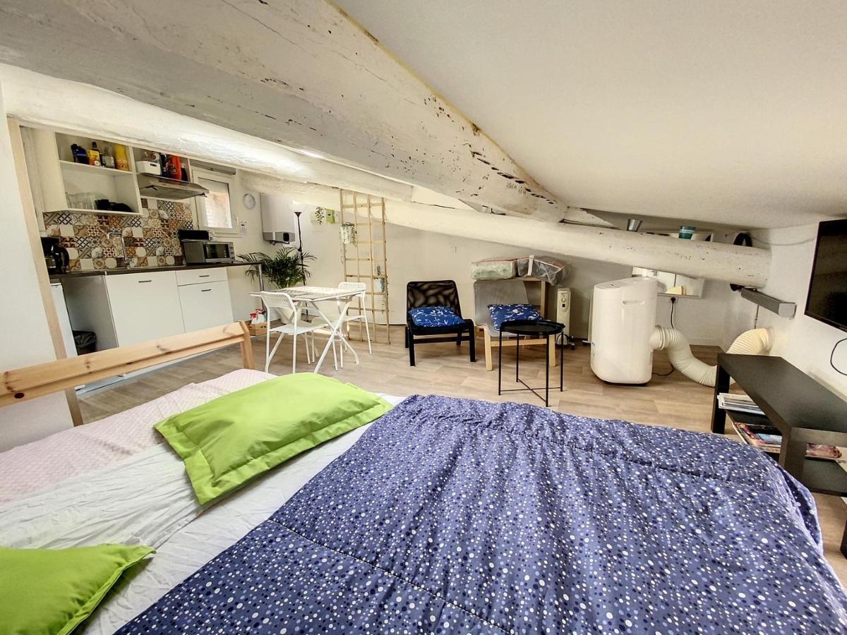 Petit St Louis Studio Mansarde Atypique Climatise Sète Exterior foto